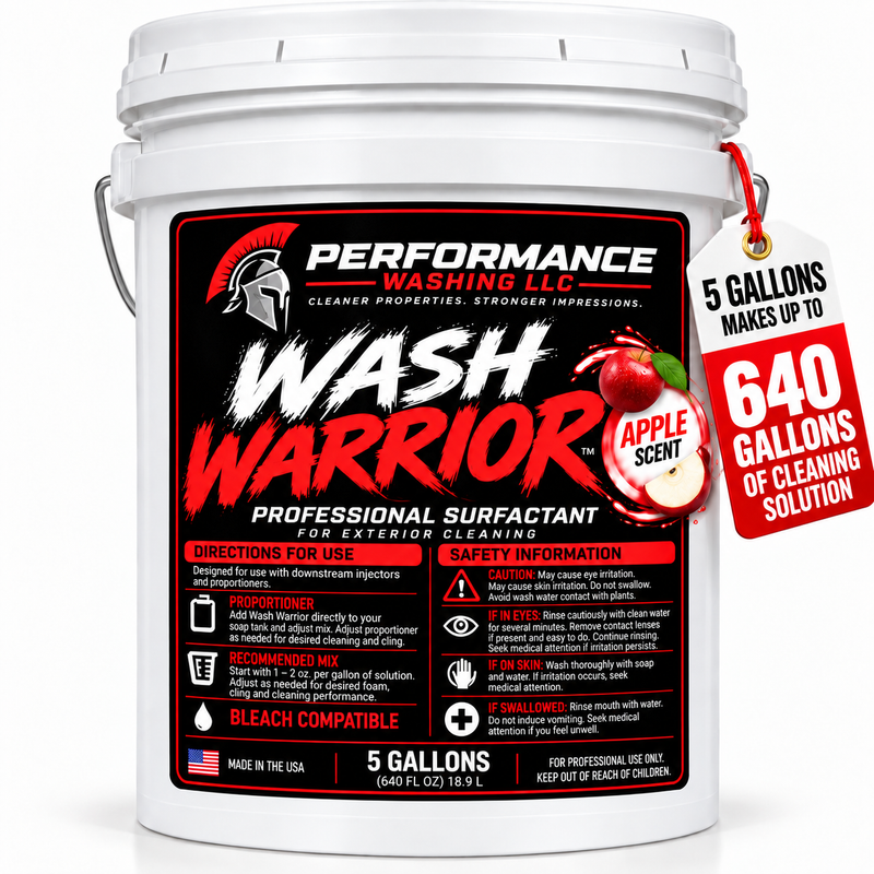 Wash Warrior™ Professional Surfactant —Apple 5Gallon Pail