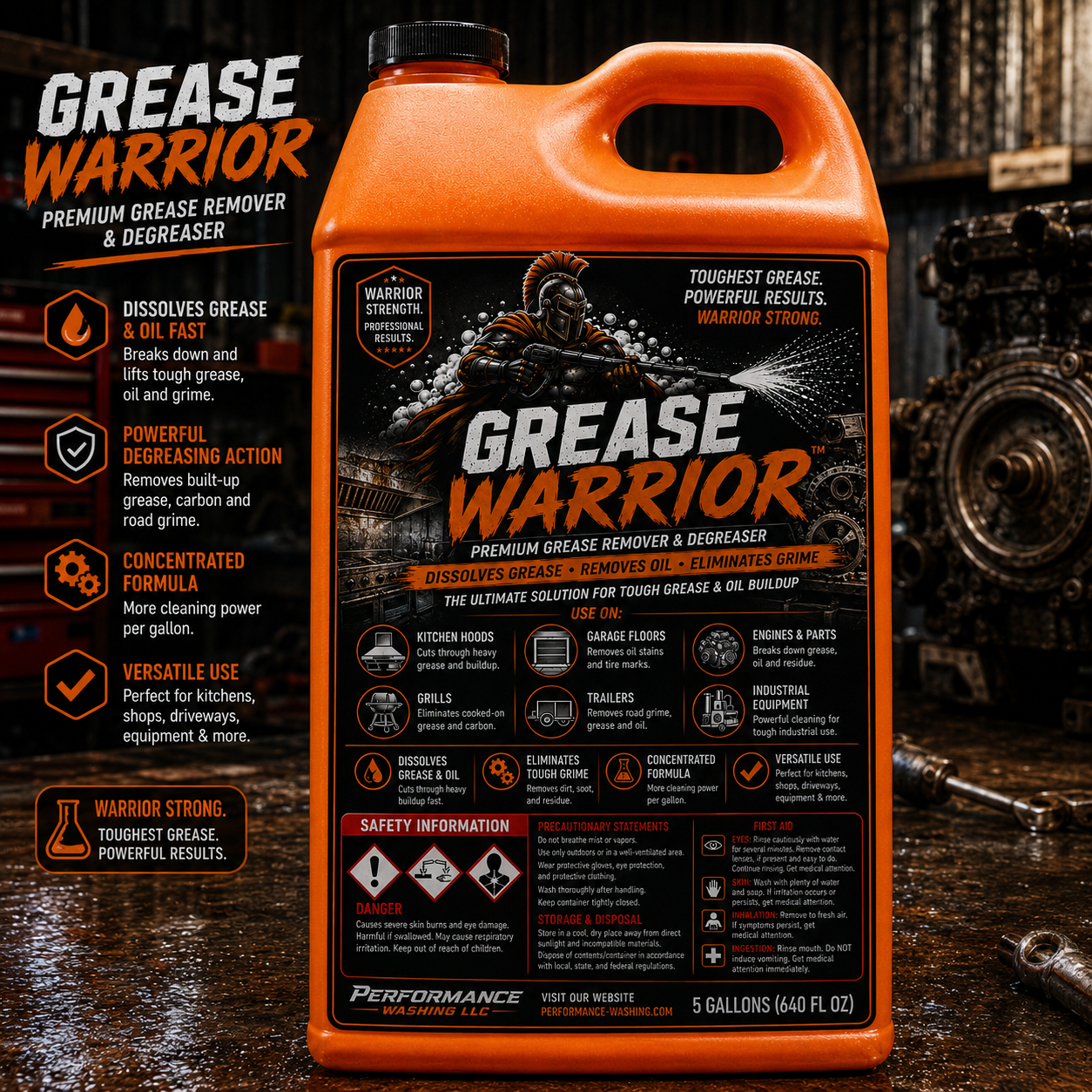 Grease Warrior 1 Gallon