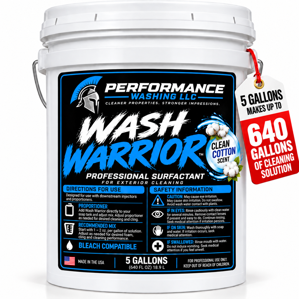 Wash Warrior™ Professional Surfactant —  Clean Cotton 5 Gallon Pail